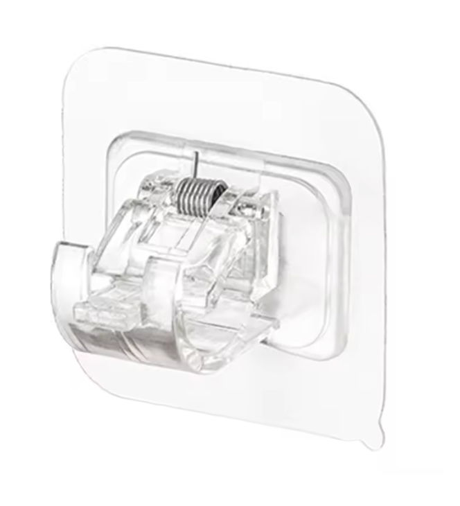 Support adhésif pour tringle à rideau