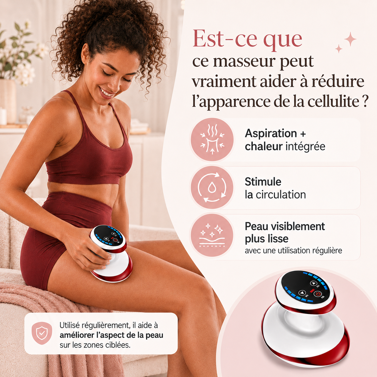 CelluLift™ - Masseur Raffermissant Anti-Cellulite